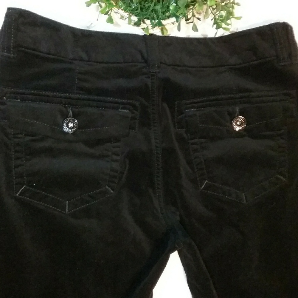 Eddie Bauer Black Velvet Pants. NWOT - Picture 3 of 6